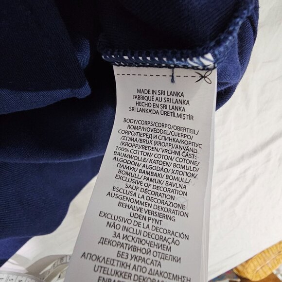 Polo Ralph Lauren Navy Track Jacket XL Full-Zip Cotton Blend With White Stripes - Picture 5 of 6